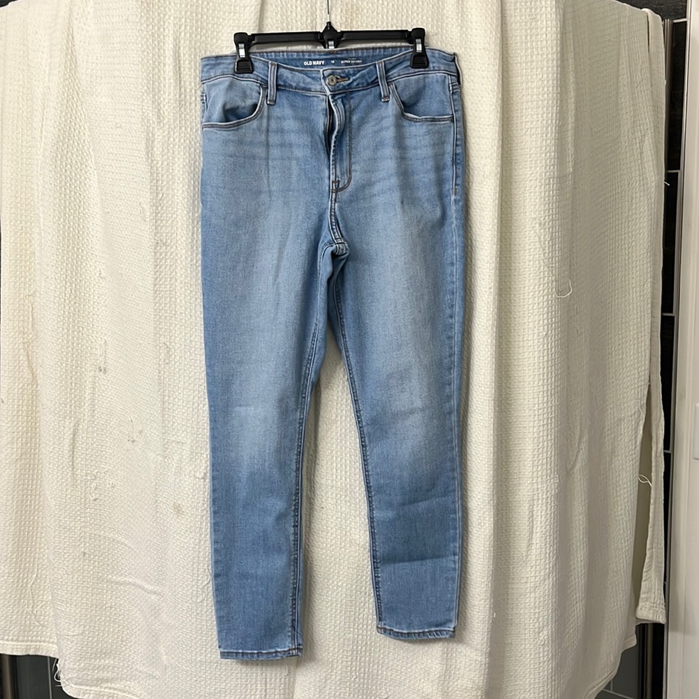 high rise super skinny jeans great condition!